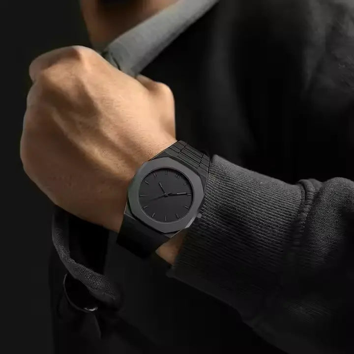 Men's Luxury - Black Arabic Aura Watch