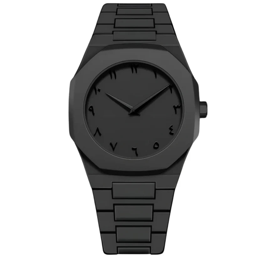 Men's Luxury - Black Arabic Aura Watch