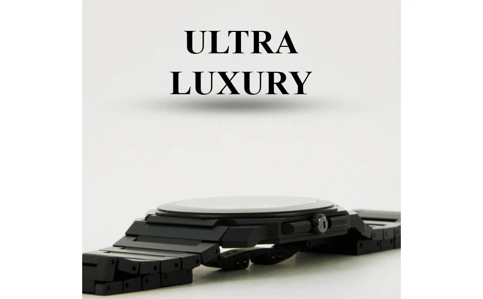 Men's Luxury - Black Arabic Aura Watch